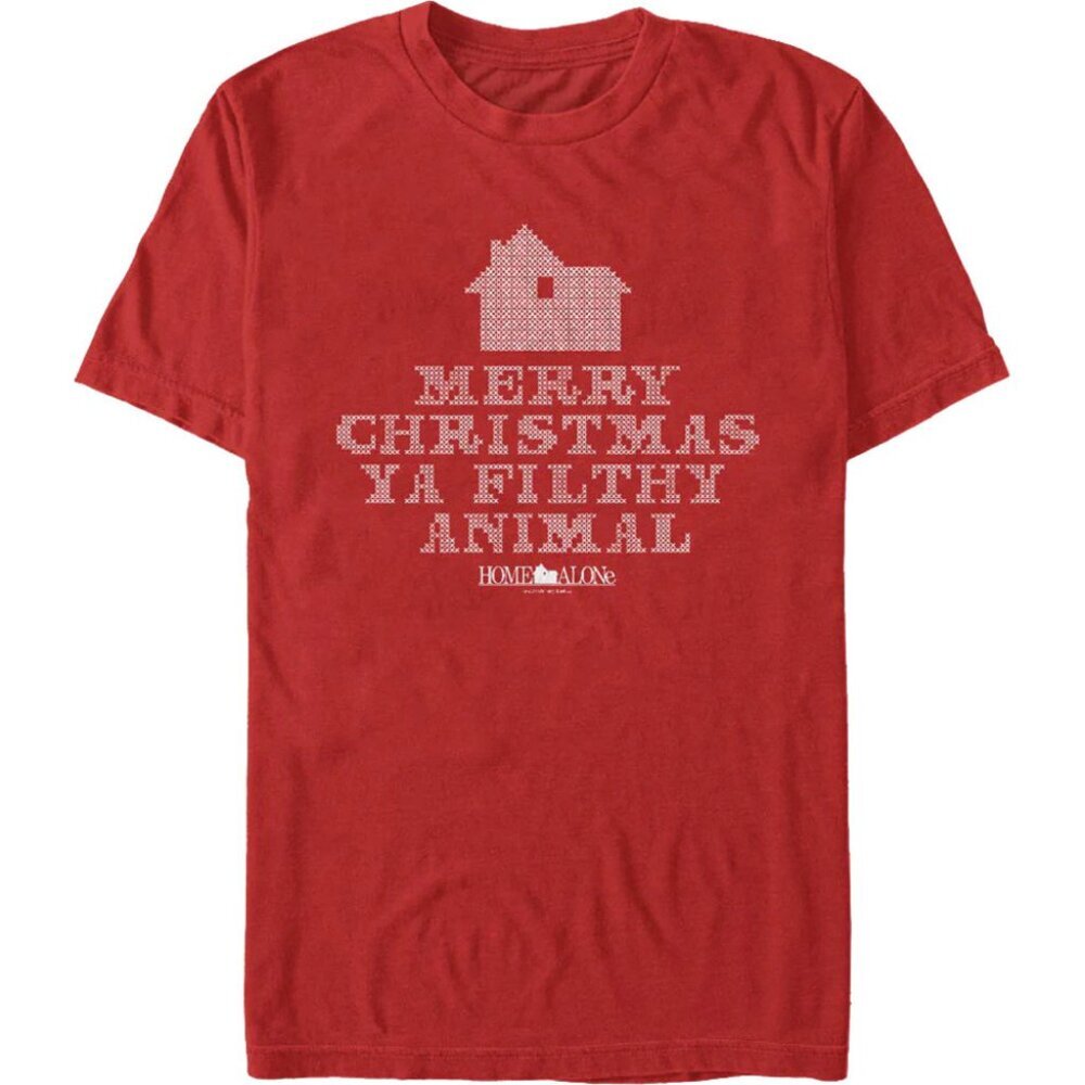 Filthy Animal Faux Ugly Knit Home Alone Unisex T Shirt 90